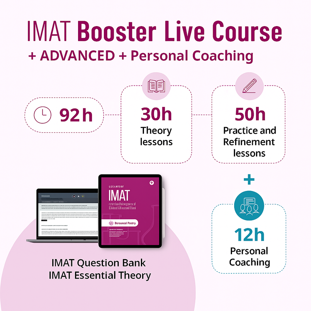 IMAT 2025 - Advanced Booster Live Course + Personal Coaching