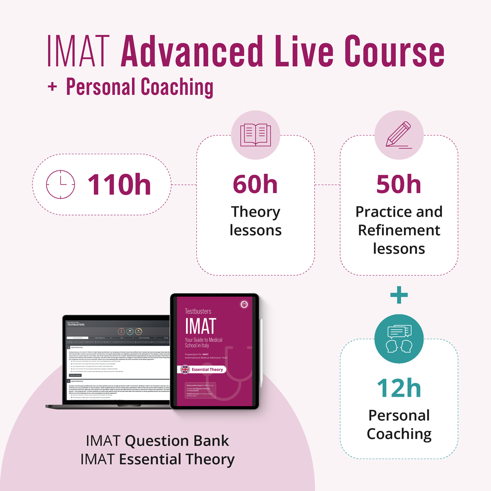 IMAT 2025 - Advanced Live Course + Personal Coaching