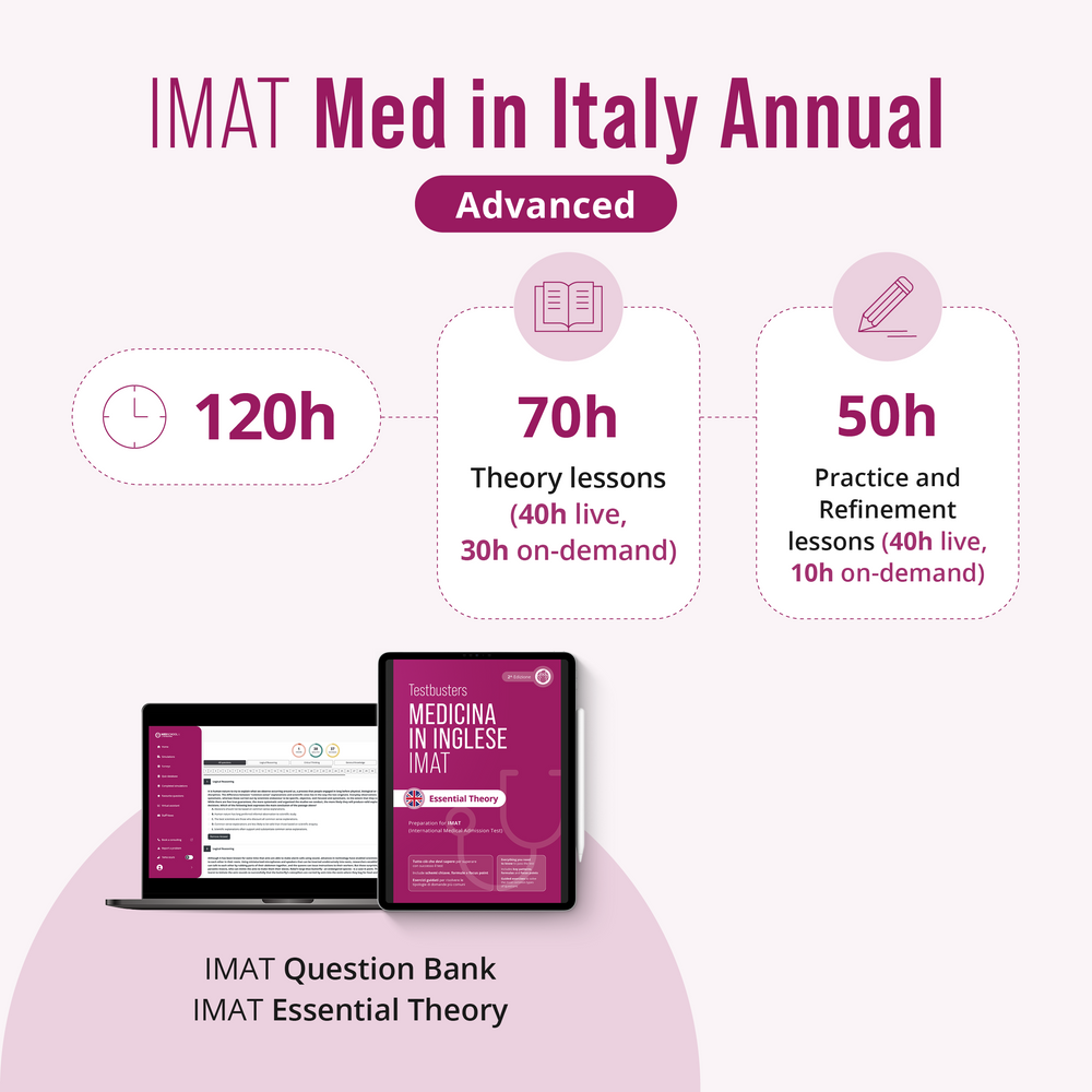 IMAT 2026 - January - Med in Italy annual Advanced
